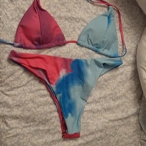 Tie dye bikini